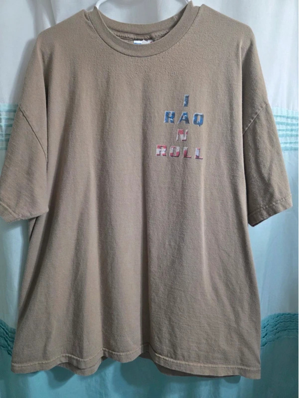 40. Vintage 2003 Clint Black "Iraq N Roll" t-shirt